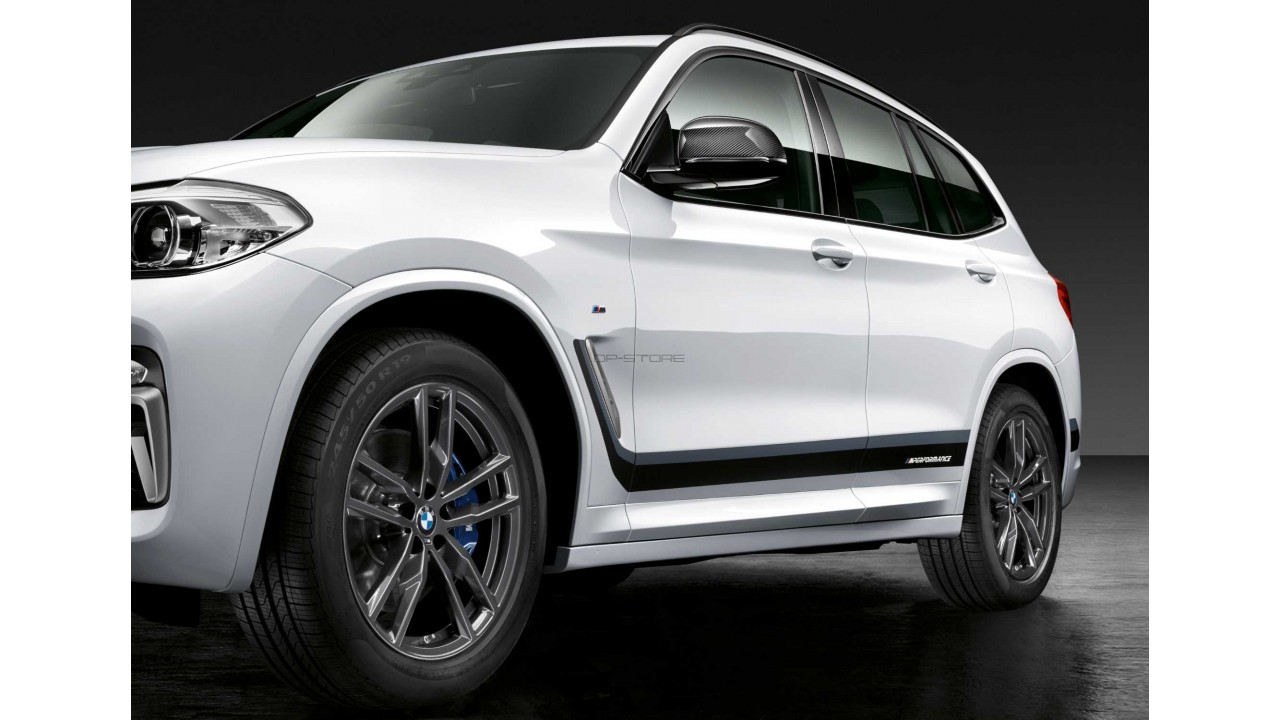 Наклейки на двери M Performance BMW G01/G02